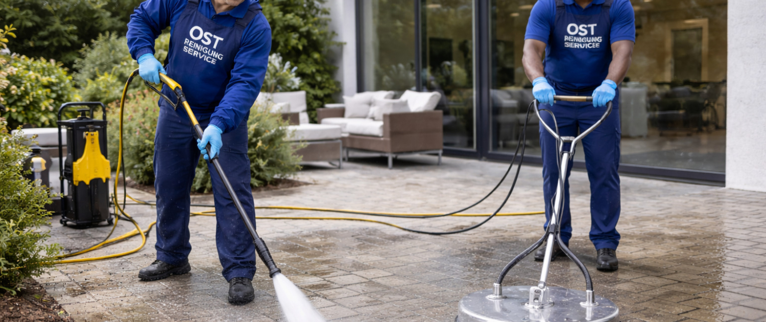 Pflastersteinreinigung